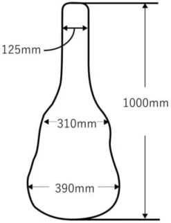 CNB CB380 Gigbag For Classical Guitar Black -Ibanez Shop thumb d gallery base 0e3fad0e