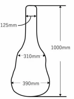 CNB CGB680 Gigbag For Classical Guitar Black -Ibanez Shop thumb d gallery base 1e56081e