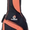 Bespeco BAG160AG Gigbag For Acoustic Guitar Black-Orange