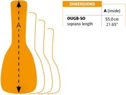 Ortega OUGB-CC Gigbag For Ukulele Black-Brown -Ibanez Shop thumb d gallery base 7ca3d543