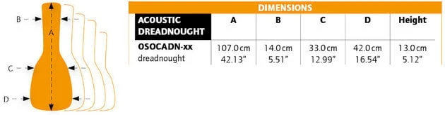 Ortega OSOCADN Gigbag for Acoustic Guitar Mocca Ortega OSOCADN Gigbag For Acoustic Guitar Mocca -Ibanez Shop thumb d gallery base 842b32c2