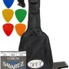 Muziker Classic Guitar Accessories Pack Gigbag For Classical Guitar Black