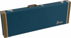 Fender Classic Series Wood Case Strat/Tele Lake Placid Blue Case For Electric Guitar