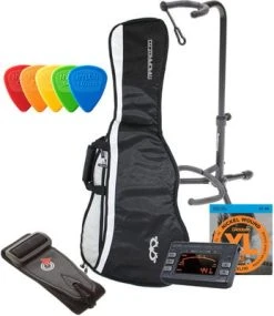 Muziker Electric Guitar Accessories Pack Gigbag For Electric Guitar Black