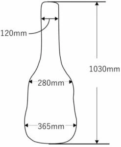 CNB EGB680 Gigbag For Electric Guitar Black -Ibanez Shop thumb d gallery base e7a54536