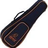Ortega OUBSTD-SO Gigbag For Ukulele Black-Orange